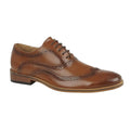 Dark Tan - Front - Goor Boys Brushed Brogues