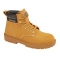 Honey - Front - Grafters Mens Leather Safety Boots