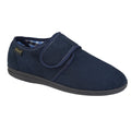Navy - Front - Sleepers Mens Johnny Slippers