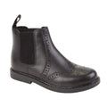 Black - Front - Roamers Boys Leather Ankle Boots