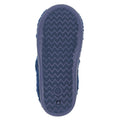 Navy - Back - Sleepers Childrens-Kids Diplodocus Slippers