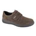 Brown - Front - IMAC Mens Leather Extra Wide Casual Shoes