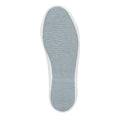 White - Back - Dek Mens Latha Plimsolls