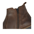 Brown - Side - IMAC Mens Leather Chelsea Boots