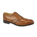 Tan - Front - Tredflex Mens Leather Brogues