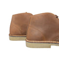 Brown - Pack Shot - Roamers Mens Waxy Leather Fulfit Desert Boots