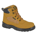 Honey - Front - Grafters Mens Waterproof Nubuck Safety Boots