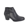 Black - Front - Cipriata Womens-Ladies Magdalena PU Ankle Boots