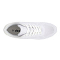 White-Grey - Side - Dek Mens Penalty Lace Up Bowling Shoes