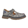 Light Grey - Front - Cipriata Womens-Ladies Cira Floral Mary Janes