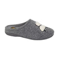 Grey - Front - Sleepers Womens-Ladies Suzie Sheep Memory Foam Slippers