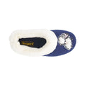 Navy-White - Back - Sleepers Womens-Ladies Nikki Sheep Slippers