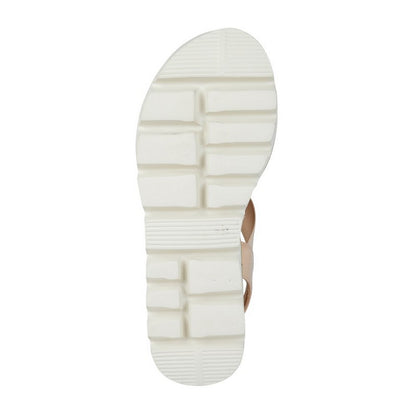 Nude - Back - Cipriata Womens-Ladies Aladina Wedge Sandals