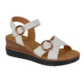 White - Front - Cipriata Womens-Ladies Rossina Sandals