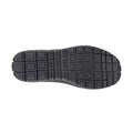 Black - Back - Boulevard Womens-Ladies Suede Extra Wide Trainers
