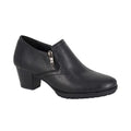 Black - Front - Boulevard Womens-Ladies PU Court Shoes