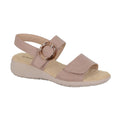 Nude - Front - Boulevard Womens-Ladies PU Sandals