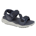 Navy - Front - PDQ Mens Webbed Sports Sandals
