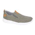 Grey - Front - Rdek Mens Canvas Trainers