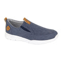 Denim Blue - Front - Rdek Mens Canvas Trainers