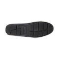Navy - Back - Roamers Mens Suede Square Toe Loafers
