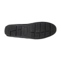 Taupe - Back - Roamers Mens Suede Square Toe Loafers