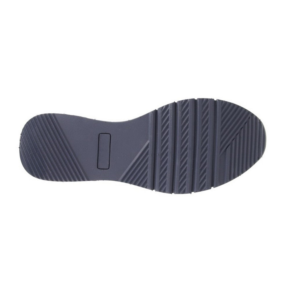 Navy-Silver - Back - Cipriata Womens-Ladies Trainers