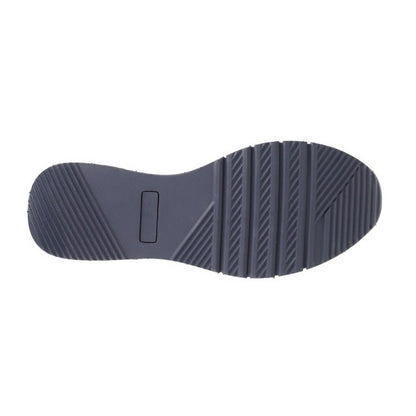 Navy-Silver - Back - Cipriata Womens-Ladies Trainers
