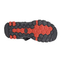 Grey-Black - Side - PDQ Mens Logo Sandals