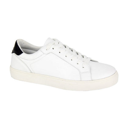 White - Front - Rdek Mens Contrast Detail Trainers