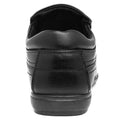 Black - Back - US Brass Mens Custer-Clipper Twin Gusset Shoes
