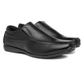 Black - Side - US Brass Mens Custer-Clipper Twin Gusset Shoes