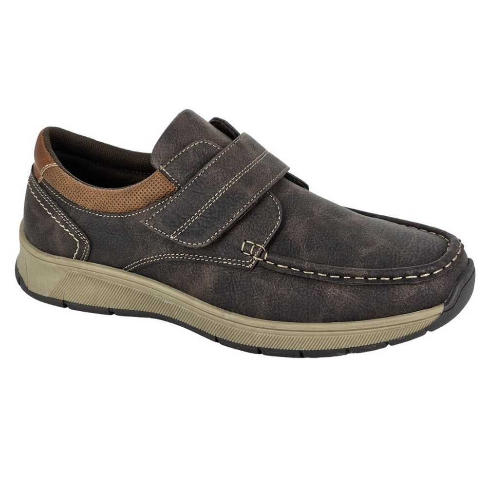 Brown - Front - Scimitar Mens Trainers