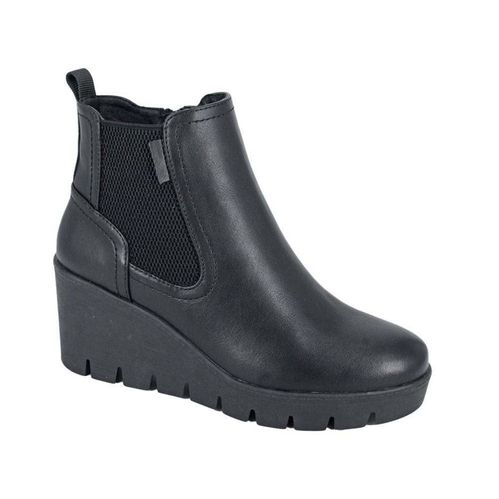 Black - Front - Cipriata Womens-Ladies Annina Ankle Boots