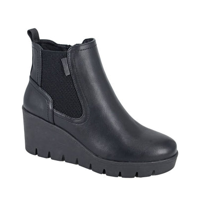 Black - Front - Cipriata Womens-Ladies Annina Ankle Boots