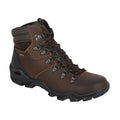 Brown - Front - IMAC Mens Waxy Leather Walking Boots
