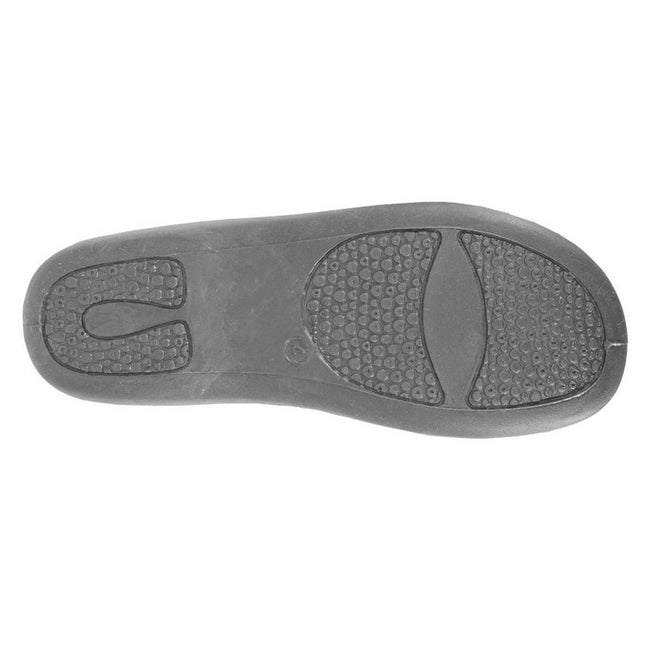 Grey - Back - Sleepers Womens-Ladies Deeta Abstract Slippers