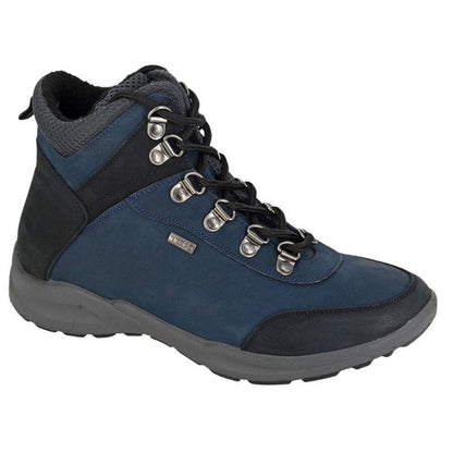 Navy - Front - Aztrek Womens-Ladies Pennine Nubuck Walking Boots