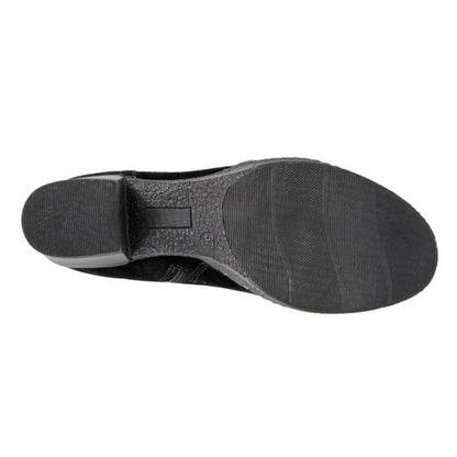 Khaki Green - Back - Cipriata Womens-Ladies Alessina Suede Ankle Boots