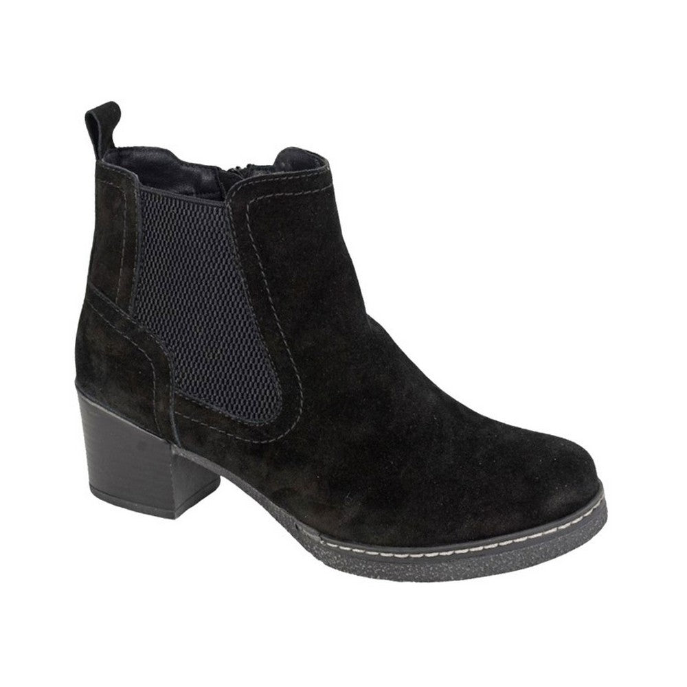 Black - Front - Cipriata Womens-Ladies Alessina Suede Ankle Boots