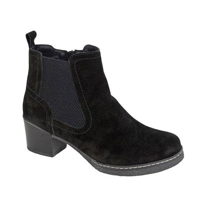 Black - Front - Cipriata Womens-Ladies Alessina Suede Ankle Boots