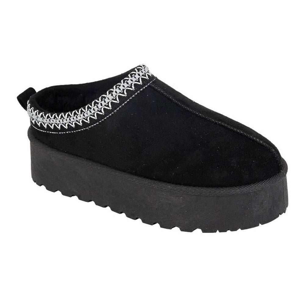 Black - Front - Cipriata Womens-Ladies Danilla Braided Cuff Mules