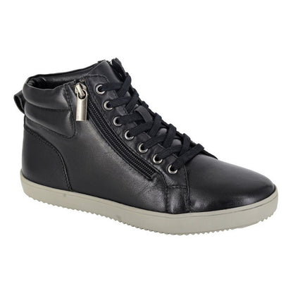 Black - Front - Cipriata Womens-Ladies Adalia Leather Boots