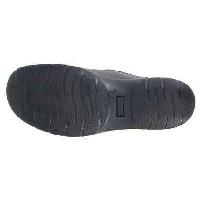 Black - Back - Mod Comfys Womens-Ladies Leather Superlight Shoes