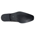 Black - Back - Goor Mens Patent PU Oxfords