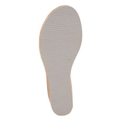 Navy - Back - Cipriata Womens-Ladies Danta Leopard Print Sandals