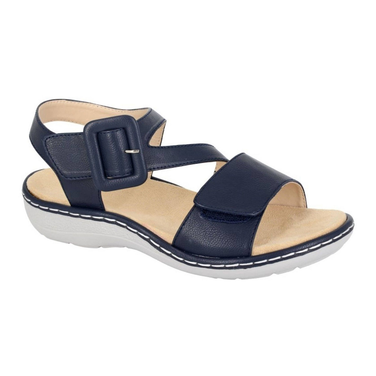 Navy - Front - Cipriata Womens-Ladies Ciretta Sandals
