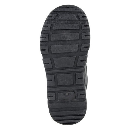 Black - Back - Route 21 Childrens-Kids Maxwell School Shoes