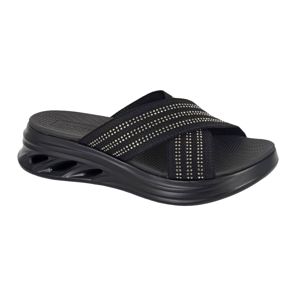 Black - Front - Cipriata Womens-Ladies Elina Mule Sandals