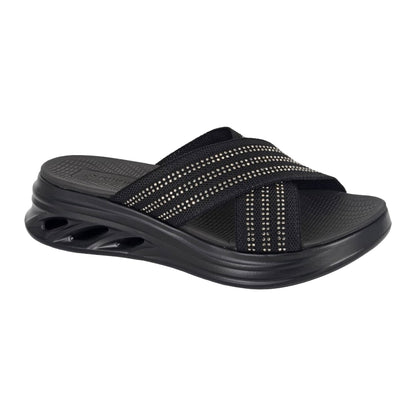 Black - Front - Cipriata Womens-Ladies Elina Mule Sandals